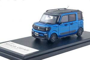 nCXg[[ 1/43 XYL Xy[VA MA nCubhXZ ^[{ 2019 uXNu[^bN K^bN2g[[tHi-Story 1:43 SUZUKI Spacia GEAR HYBRID XZ TURBO 2019 Brisk Blue Metallic Gunmetall
