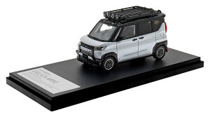 �n�C�X�g�[���[ 1/43 �O�H �f���J�~�j �J�X�^�� 2023 �z���C�g�p�[�� �u���b�NHi-Story 1:43 Mitsubishi Delica Mini Custom 2023 White Pearl Black