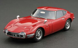 HPI RACING 1/43 トヨタ 2000GT クーペ ソーラー レッドHPI RACING 1:43 TOYOTA 2000GT COUPE SOLAR RED