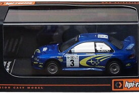 HPI RACING 1/43 スバル インプレッサ RS WRX STI WRC #3 サファリ 優勝 1999 リチャード・バーンズHPI RACING 1:43 Subaru Impreza RS WRX STI WRC #3 Safari WINNER 1999 Richard Burns
