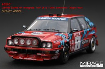 hpi racing 1/43 ランチア デルタ HF インテグラーレ 16V #1 1989 サンレモラリー ライトポッド仕様 ウェブ限定モデル  Lancia Delta HF Integrale 16V #1 1989 Sanremo | Reowide モデルカー カタログ SHOP