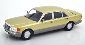 iScale 1/18 メルセデスベンツ Sクラス W126 1985 メタリックライトグリーン iScale 1:18 Mercedes S-Klasse W126 1985 lightgreen-metallic