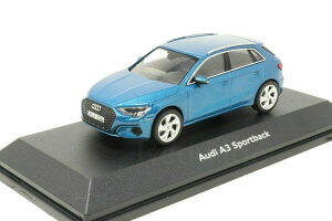I-Scale 1/43 �A�E�f�B A3 �X�|�[�c�o�b�N 2020 �u���[ �A�E�f�B���� iScale 1:43 Audi A3 Sportback 2020 atoll blue special edition of Audi