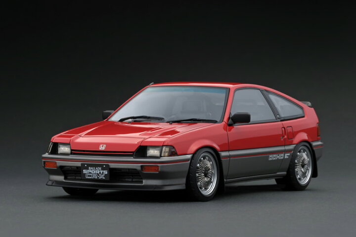 楽天市場】イグニッション 1/18 ホンダ バラード スポーツ CR-X Si E 