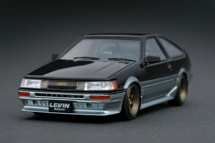 楽天市場】イグニッション 1/43 トヨタ カローラ レビン AE86 3ドア GT 