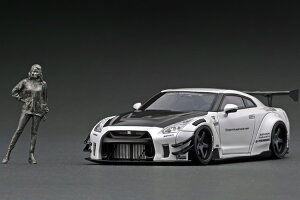 ignition �C�O�j�b�V���� 1/43 LB-WORKS Nissan GT-R R35 type 2 White With Ms. Chisaki Kato LB��WORKS R35 GT-R ���o�e�B�E�H�[�N �I�[�g�T���� 2022 ����