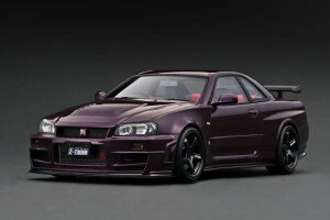 COjbV 1/18 jX R34 GT-R Z-tune ~bhiCgp[v ignition 1:18 Nismo R34 GT-R Z-tune Midnight Purple