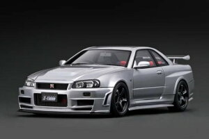 COjbV 1/18 jX R34 GT-R Z-tune Vo[ ignition 1:18 Nismo R34 GT-R Z-tune Silver