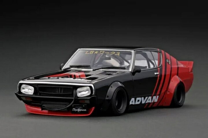 楽天市場】イグニッション 1/18 LB-WORKS ケンメリ 2Dr ブラック 