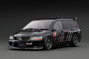 COjbV 1/18 OH T[G{[VS(CT9W) ubN ignition 1:18 Mitsubishi Lancer Evolution Wagon (CT9W) Black
