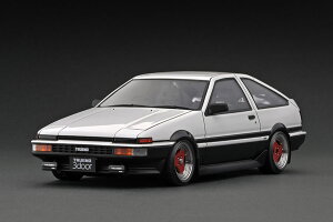 COjbV 1/18 g^ Xv^[ gm 3Dr GT AybNX (AE86) zCg/ubN AD-Wheel Ignition 1:18 Toyota Sprinter Trueno 3Dr GT Apex (AE86) White/Black AD-Wheel