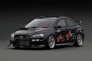 COjbV 1/18 OH T[G{[VX (CZ4A) ubN^bN ignition 1:18 Mitsubishi Lancer Evolution X (CZ4A) Black Metallic