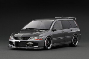 COjbV 1/18 OH T[G{[VS(CT9W) K^bN ignition 1:18 Mitsubishi Lancer Evolution Wagon (CT9W) Gun Metallic