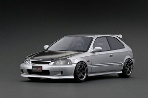 COjbV 1/18 z_ VrbN (EK9) ^CvR Vo[ ignition 1:18 Honda CIVIC (EK9) Type R Silver