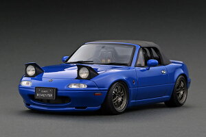 COjbV 1/18 [mX [hX^[ (NA) u[ignition model 1/18 Eunos Roadster (NA) Blue