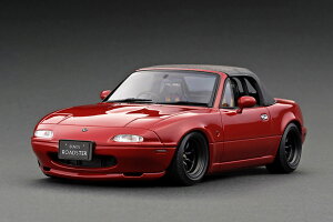 COjbV 1/18 [mX [hX^[ (NA) bhignition model 1/18 Eunos Roadster (NA) Red