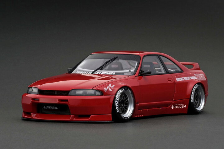 楽天市場】イグニッションモデル 1/18 パンデム GT-R(BCNR33) レッド 