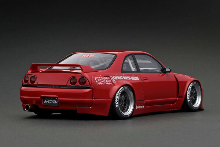 楽天市場】イグニッションモデル 1/18 パンデム GT-R(BCNR33) レッド 