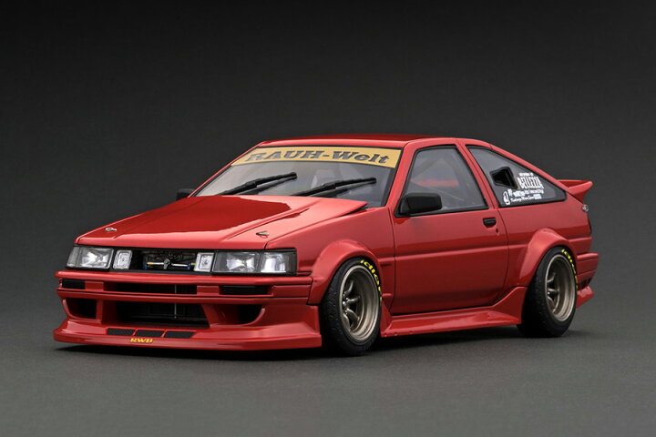 楽天市場】イグニッションモデル 1/18 RWB AE86 レッドignition model 
