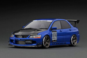 COjbV 1/18 OH T[G{[V9 (CT9A) u[ ignition 1:18 Mitsubishi Lancer Evolution IX (CT9A) Blue