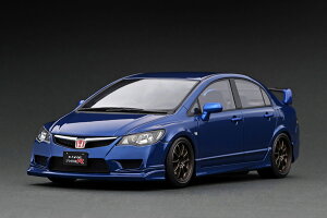 COjbV 1/18 z_ VrbN (FD2) ^CvR u[^bN ignition 1:18 Honda CIVIC (FD2) TYPE R Blue Metallic