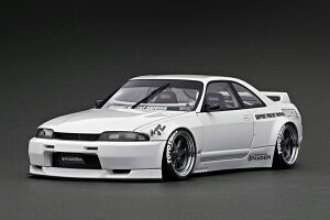 COjbVf 1/18 pf GT-R(BCNR33) zCgignition model 1/18 PANDEM GT-R(BCNR33) White