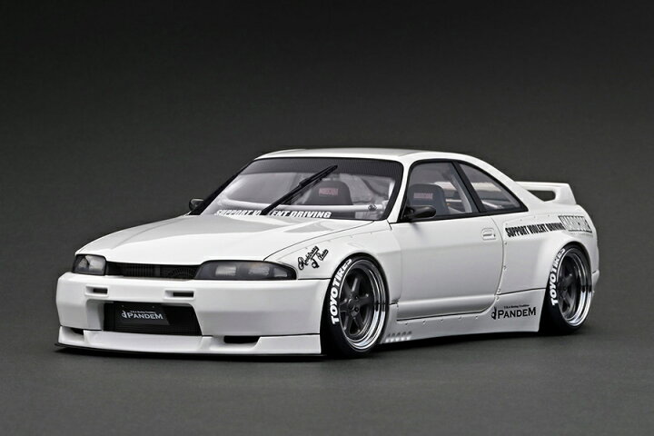 楽天市場】イグニッションモデル 1/18 パンデム GT-R(BCNR33) ホワイト 