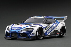 COjbV 1/18 pf X[v(A90) zCg/u[ ignition 1:18 PANDEM Supra (A90) White/Blue