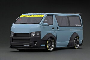 COjbV 1/18 TESED WORKS nCG[X u[/O[ ignition 1:18 TESED WORKS HIACE Blue Gray
