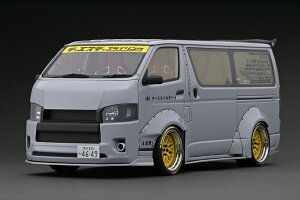 COjbV 1/18 TESED WORKS nCG[X O[ ignition 1:18 TESED WORKS HIACE Gray
