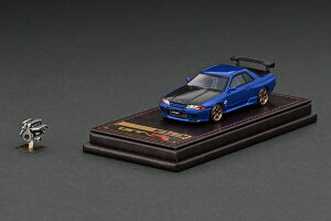 イグニッション 1/64 日産 スカイライン GT-R ニスモ (R32) ブルー エンジン付きIgnition Model 1/64 Nissan Skyline GT-R Nismo (R32) Blue With Engine