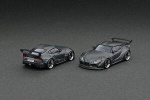 �C�O�j�b�V���� 1/64 �p���f�� �X�[�v��(A90) �}�b�g�u���[�O���[���^���b�NIgnition Model 1/64 PANDEM Supra (A90) Matte Blue Gray Metallic