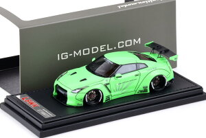 COjbVf 1/43 Y LB-WORKS GT-R R35 oeB[EH[N O[^bNIgnition Model 1:43 NISSAN LB-WORKS GT-R R35 Liberty Walk green metallic
