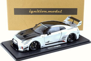 COjbVf 1/18 LB VGbg[NX GT Y 35GT RR Vo[/J[{{lbgignition model 1/18 LB Silhouette WORKS GT Nissan 35GT RR silver/Carbon bonnet