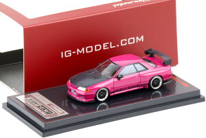 �C�O�j�b�V�������f�� 1/64 ���Y GT R/VR32 �g�b�v�V�[�N���b�g �s���N/�J�[�{��ignition model 1/64 Nissan GT R/VR32 TOP SECRET pink/carbon