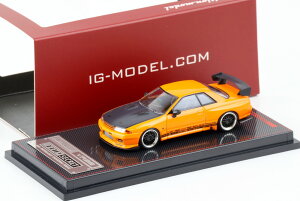 �C�O�j�b�V�������f�� 1/64 ���Y GT R/VR32 �g�b�v�V�[�N���b�g �C�G���[�I�����W/�J�[�{��ignition model 1/64 Nissan GT R/VR32 TOP SECRET yellow orange/Carbon