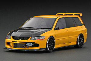 COjbVf 1/18 OH T[G{[VS CT9W CG[ignition model 1:18 Mitsubishi Lancer Evolution Wagon CT9W Yellow
