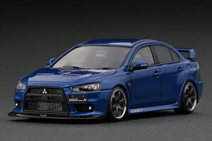 �C�O�j�b�V�������f�� 1/43 �O�H �����T�[ �G�{�����[�V���� X CZ4A 2014 �u���[���b�gIGNITION MODEL 1/43 MITSUBISHI LANCER EVOLUTION X CZ4A 2014 BLUE MET