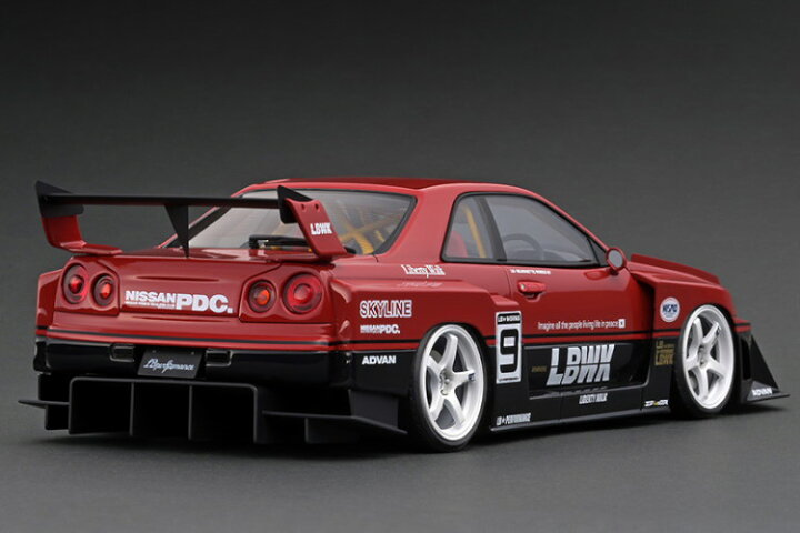 楽天市場】イグニッションモデル 1/18 日産 スカイライン LB-ER34 #9 