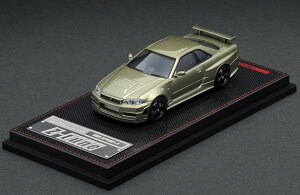 �C�O�j�b�V�������f�� 1/64 ���Y �j�X�� �X�J�C���C�� R34 GT-R Z-�`���[�� �O���[�����^���b�NIgnition Model 1/64 Nismo skyline R34 GT-R Z-tune green metallic