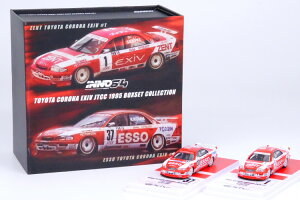 Cmf 1/64 g^ 2Zbg Ri GNV [g #1 [VO JTCC 1995 ֒J+Gb\ #37 [VO JTCC 1995 ~nG NINNO Models 1:64 TOTOTA SET 2X CORONA EXIV ZENT N1 RACING JTCC 1995 M. SEK