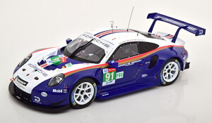 CN\ 1/18 |VF 911 991 GT3 RSR #91 24ԁ@} 2018 X}Y Ixo 1:18 Porsche 911 (991) GT3 RSR No 91 24h Le Mans 2018 Rothmans Bruni/Lietz/Makowiecki 70 years Porsche.