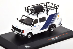 �C�N�\ 1/43 �t�H�[�h �g�����W�b�g MK2 �����[ �A�V�X�^���X 1986 �z���C�g �u���[Ixo 1:43 Ford Transit MK2 Rally Assistance 1986 white blue