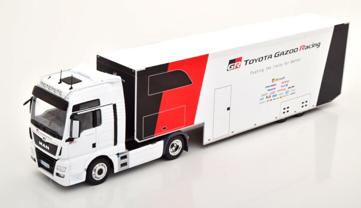 楽天市場】イクソ 1/43 トヨタ ガズー レーシング MAN TGX XXL D38 