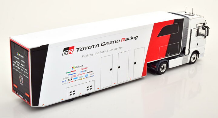 楽天市場】イクソ 1/43 トヨタ ガズー レーシング MAN TGX XXL D38 