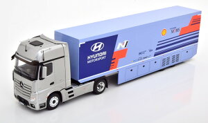CN\ 1/43 ZfX ANgX MP4 E[I茠 gX|[^[ q_C [^[X|[c 2019 Vo[Ixo 1:43 Mercdes Actros MP4 WRC Rally Transport Hyundai Motorsport 2019 silver