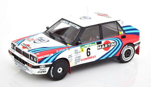 �C�N�\ 1/18 �����`�A �f���^ �C���e�O���[�� 16V #6 �����[ �|���g�K�� 1990 �}�e�B�[�j �J���N�l�� Ixo 1:18 Lancia Delta Integrale 16V No 6 Rally Portugal 1990 Martini Kankkunen Piironen