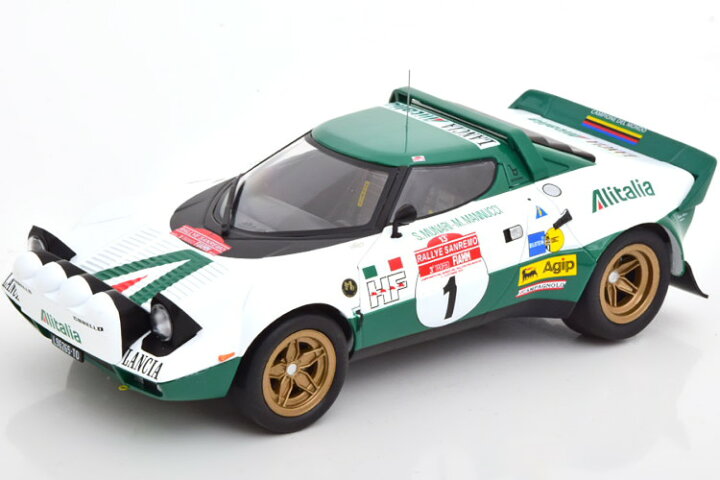 楽天市場 イクソ 1 18 ランチア ストラトス Hf 1 ラリー サンレモ 1975 アリタリアixo 1 18 Lancia Stratos Hf No 1 Rally San Remo 1975 Alitalia Munari Mannucci Reowide モデルカー カタログ Shop