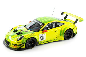 CN\ 1/18 |VF 911 GT3 R #911 up GT c@ }^C [VO 2018Ixo 1:18 Porsche 911 GT3 R #911 Blancpain GT Monza Manthey Racing 2018