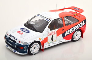 �C�N�\ 1/18 �t�H�[�h �G�X�R�[�g RS �R�X���[�X #4 �����[�E�T������ 1996 ���v�\��Ixo 1:18 Ford Escort RS Cosworth No 4 Rally San Remo 1996 Repsol Sainz/Moya